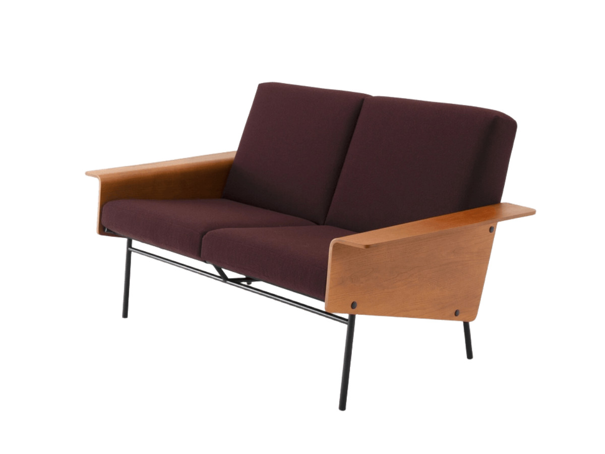 Ligne Roset G10 2 Seater Sofa Wood Arms