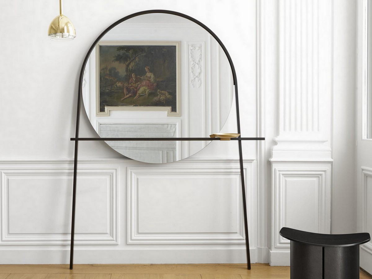 Ligne Roset Geoffrey Mirror Clothes Stand