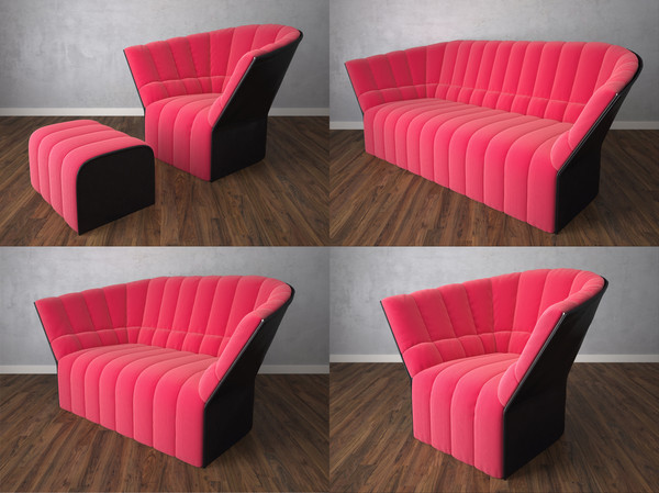 Ligne Roset Moel Armchair Backrest Low