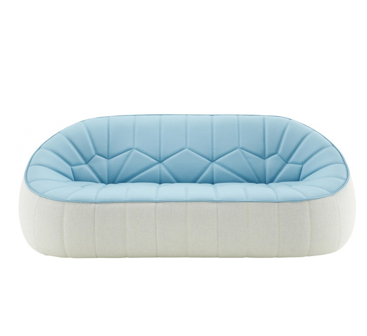 Ligne Roset Ottoman Two Seater Sofa Bicolour Version