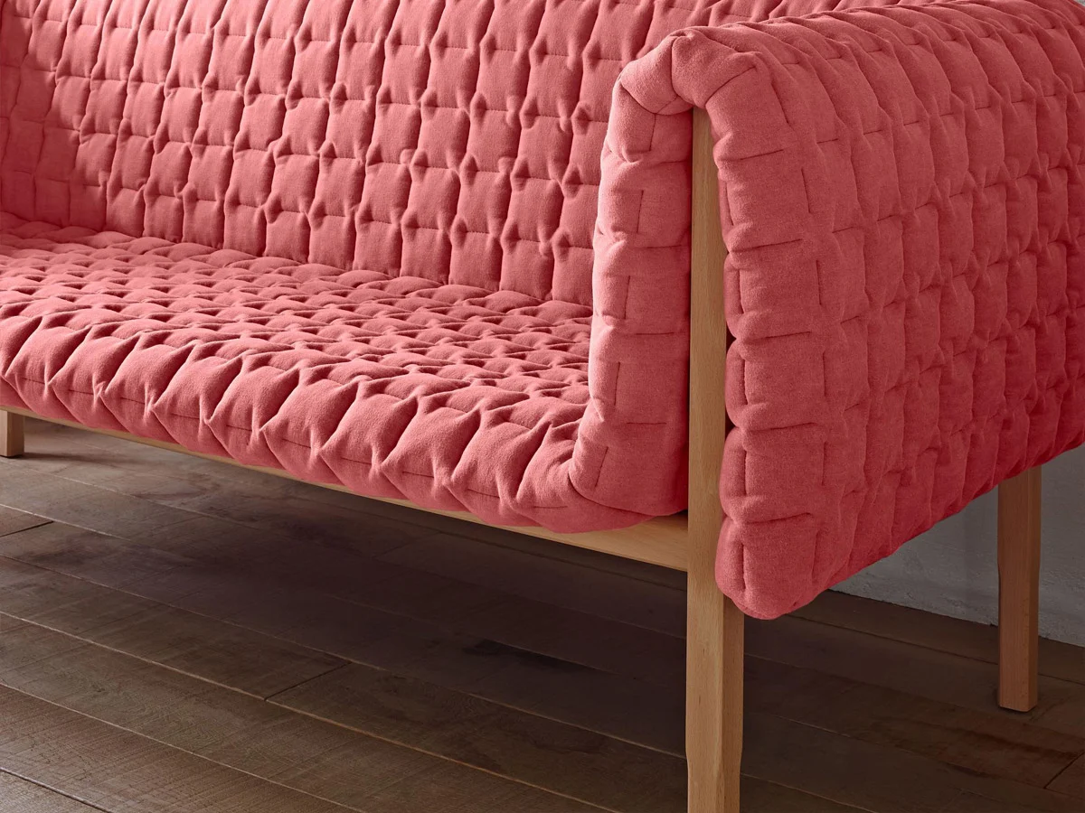 Ligne Roset Ruche Meridiana Sofa With Coffee Table