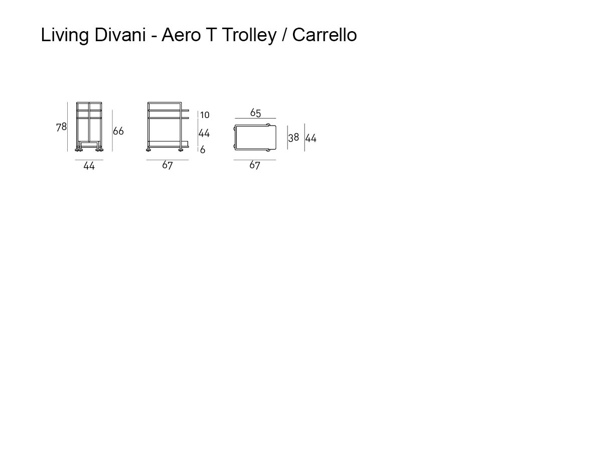 Living Divani Aero T Trolley