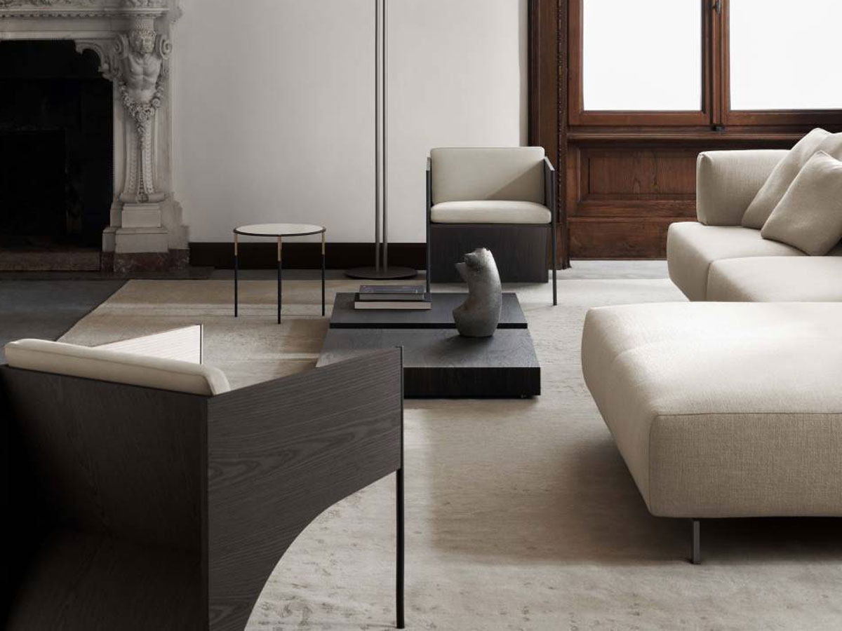 Living Divani Ark Small Armchair With Cushion