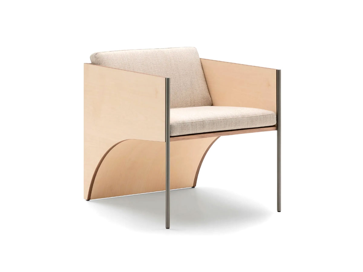 Living Divani Ark Small Armchair With Cushion