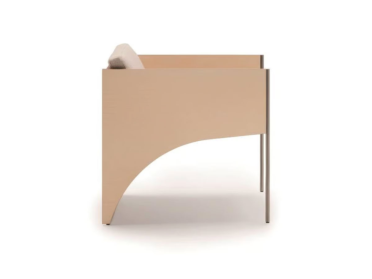 Living Divani Ark Small Armchair With Cushion