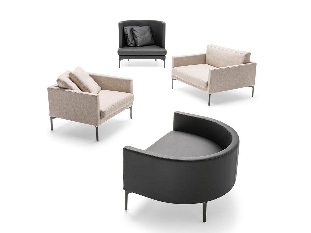 Living Divani Clan Square Armchair