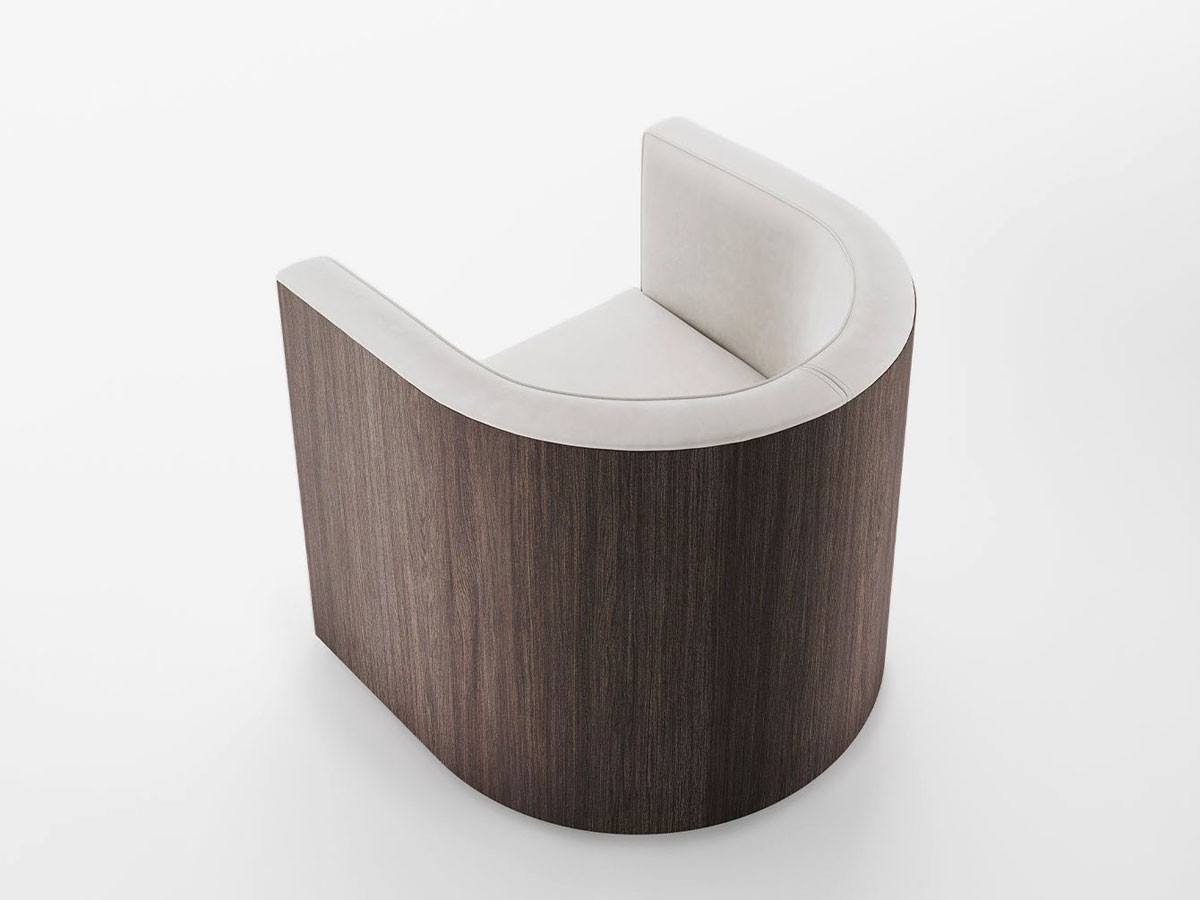 Living Divani Confident Wood Armchair