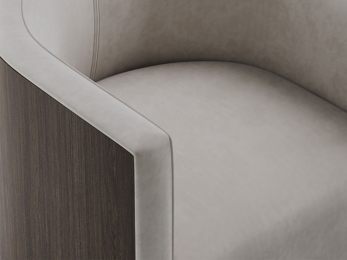 Living Divani Confident Wood Armchair