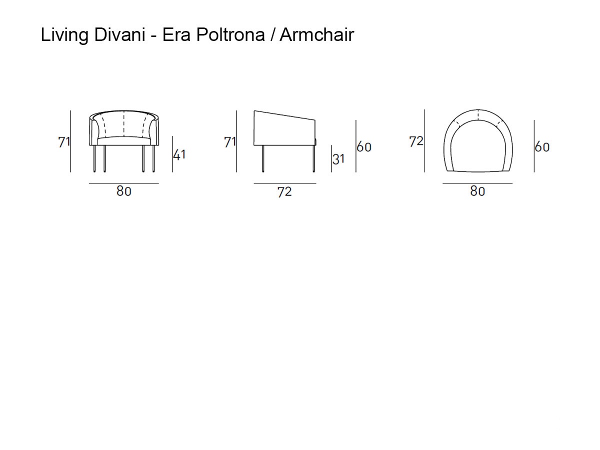 Living Divani Era Armchair