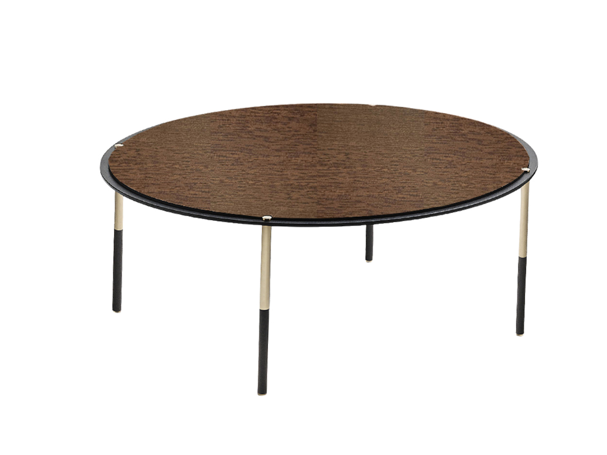 Living Divani Era Coffee Table O 60 Walnut Stained Canaletto
