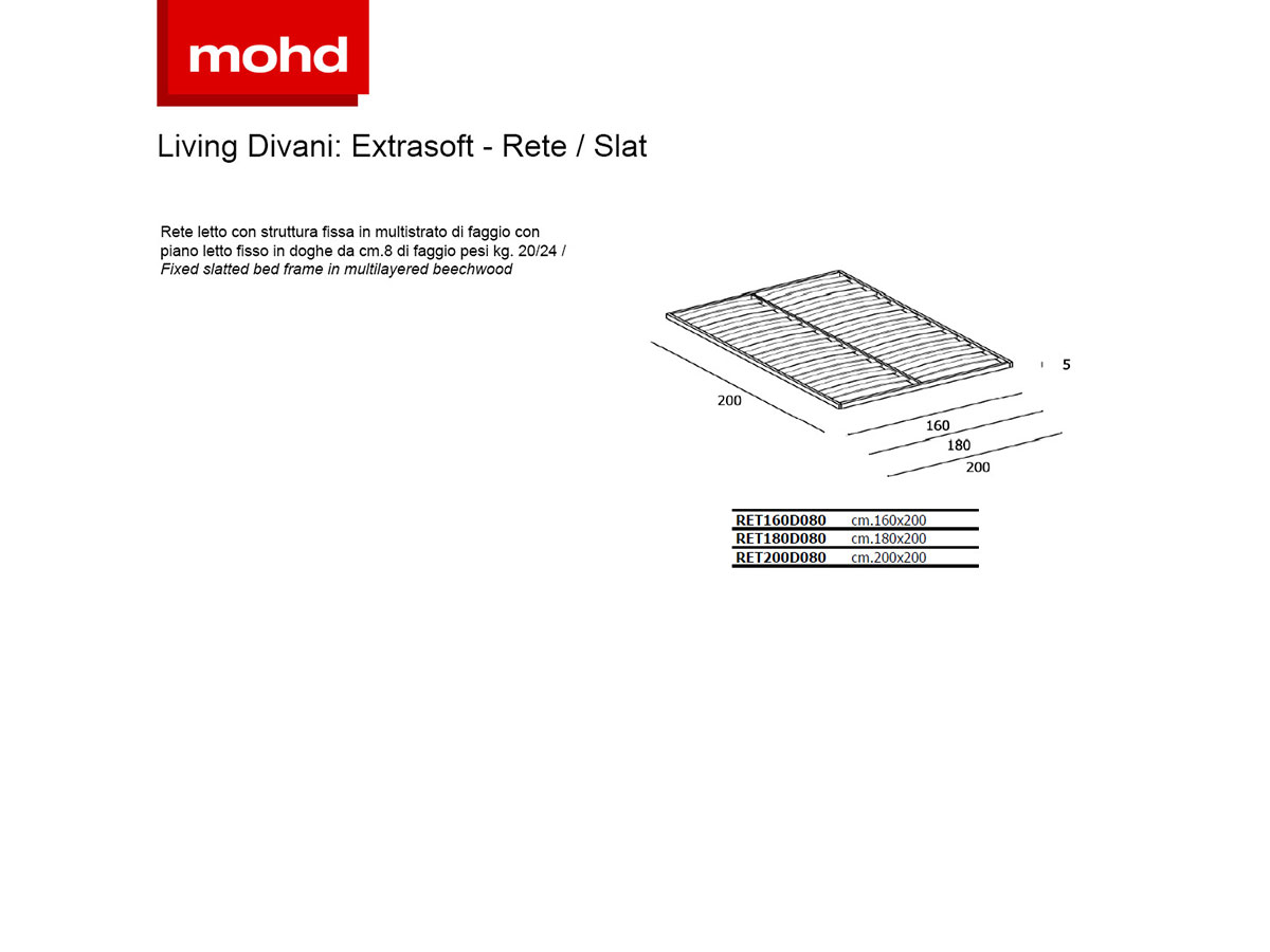 Living Divani Extrasoft Bed