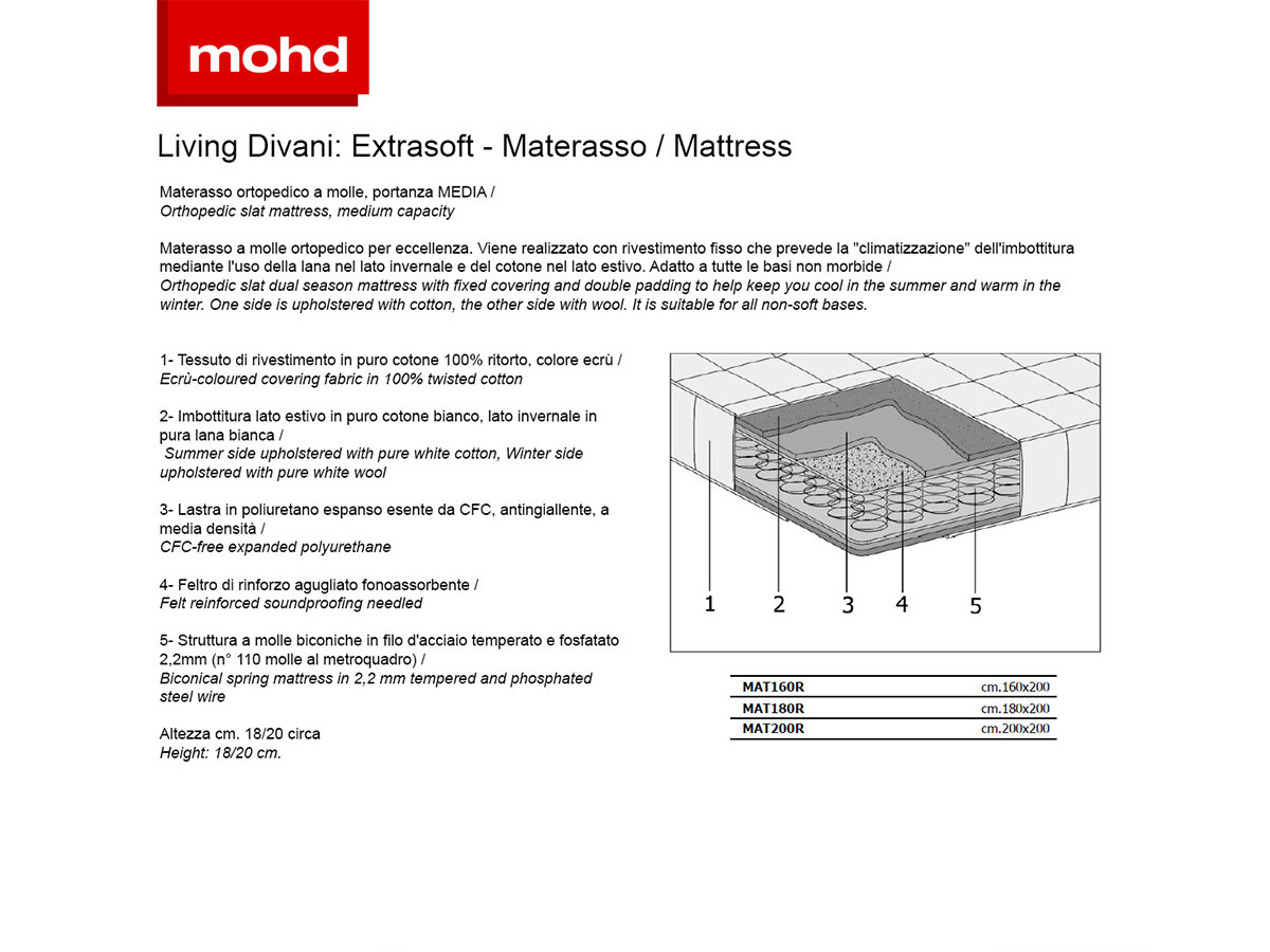 Living Divani Extrasoft Bed