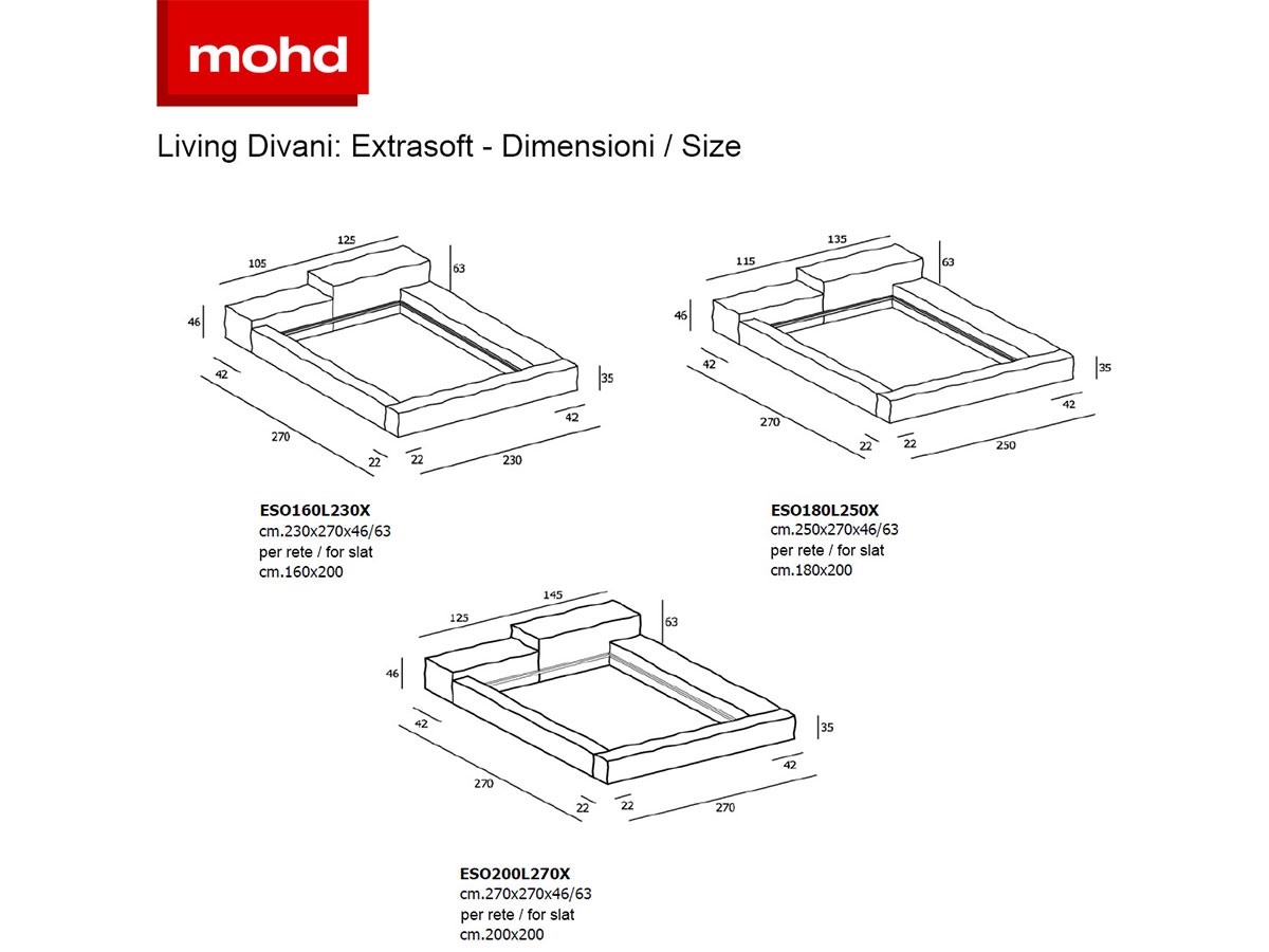 Living Divani Extrasoft Bed