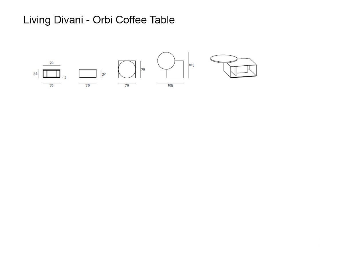 Living Divani Orbi Coffee Table