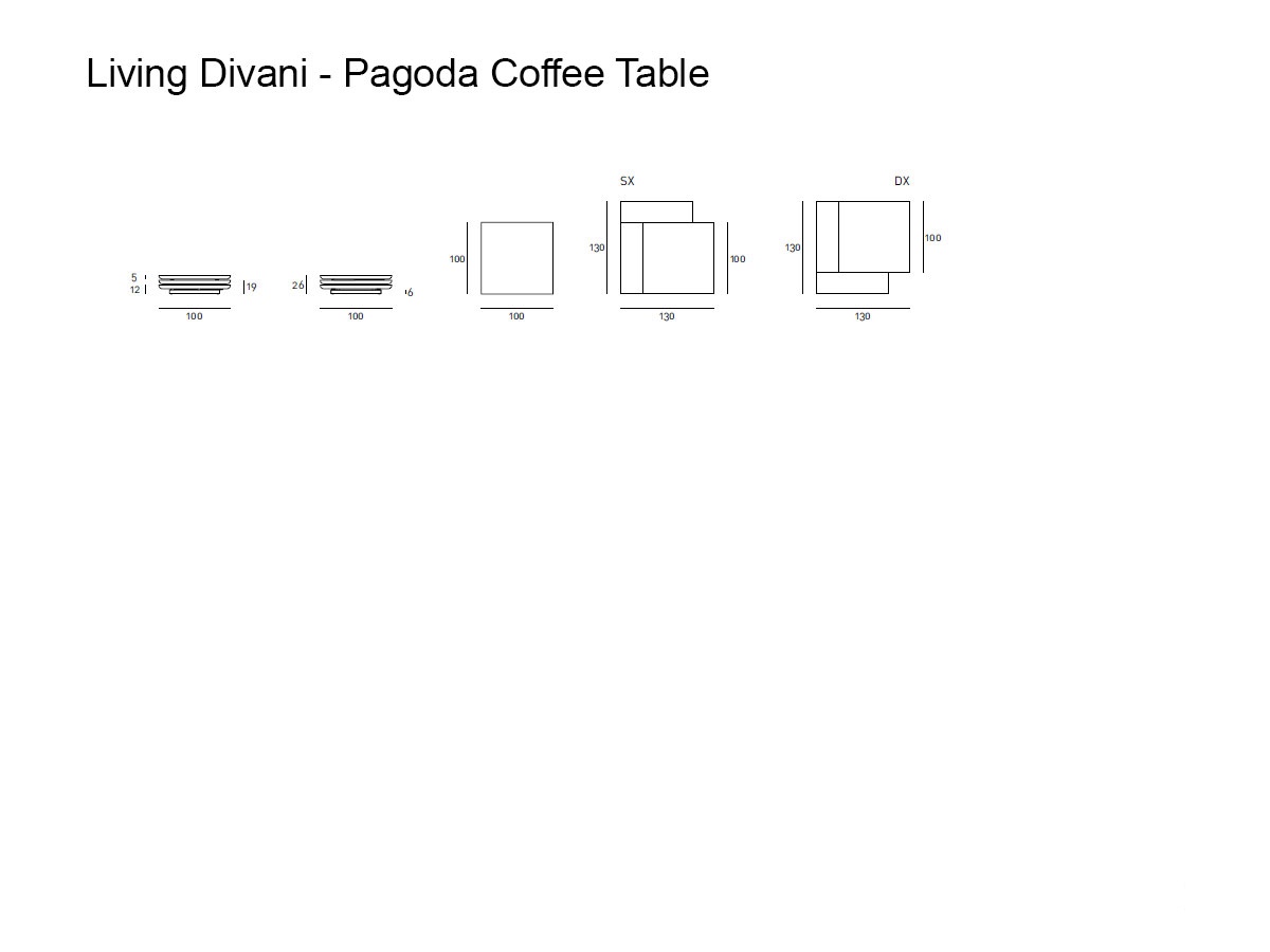 Living Divani Pagoda Coffee Table
