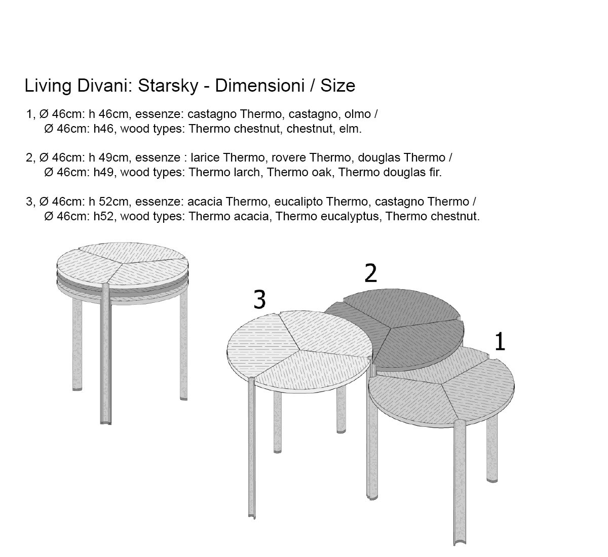 Living Divani Starsky Coffee Table