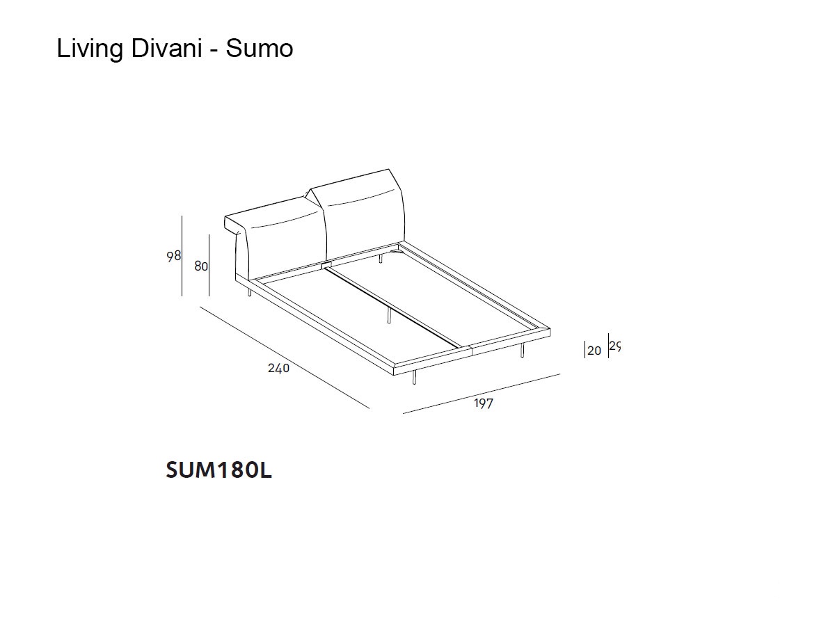 Living Divani Sumo Bed