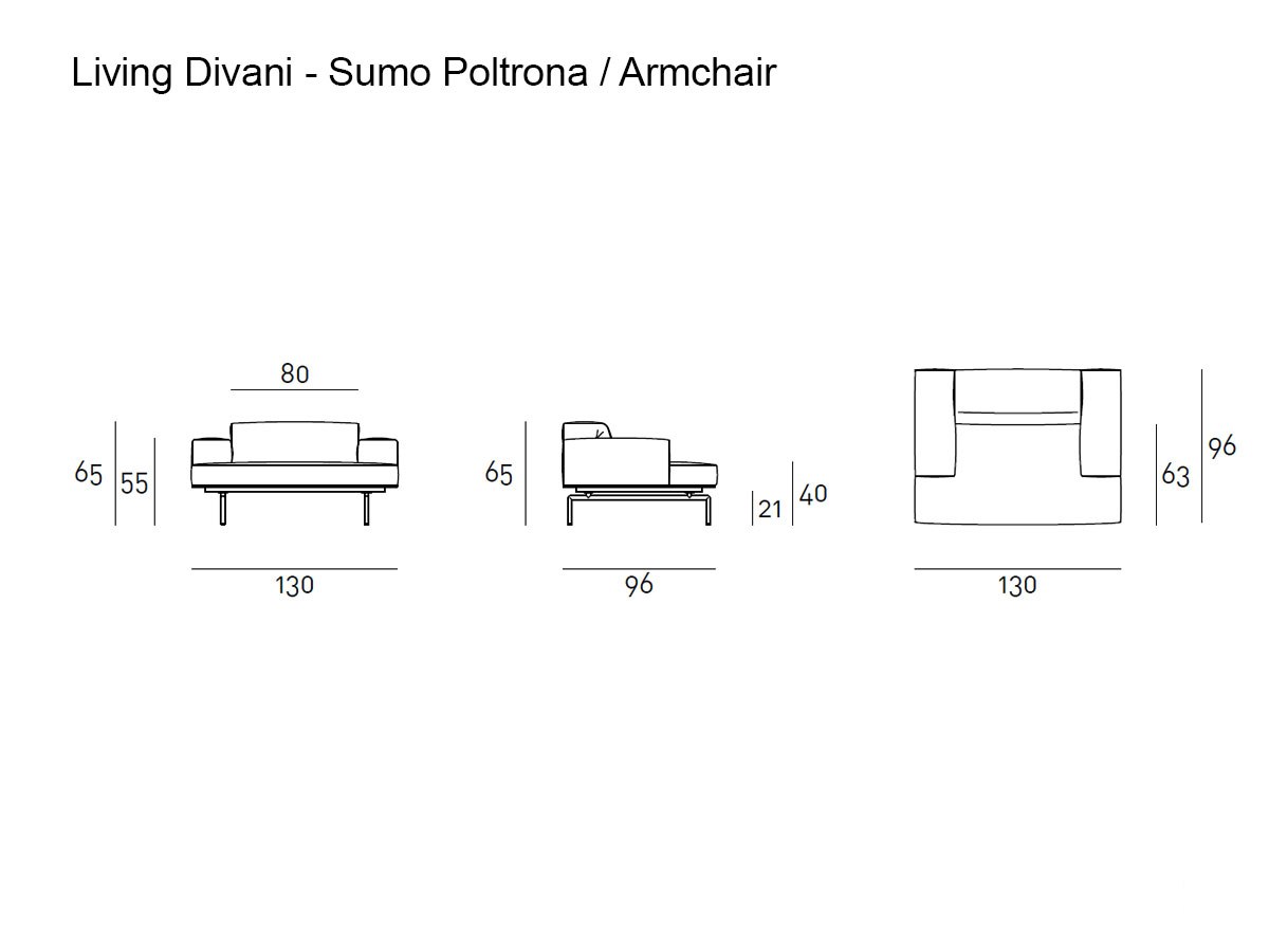 Living Divani Sumo Armchair