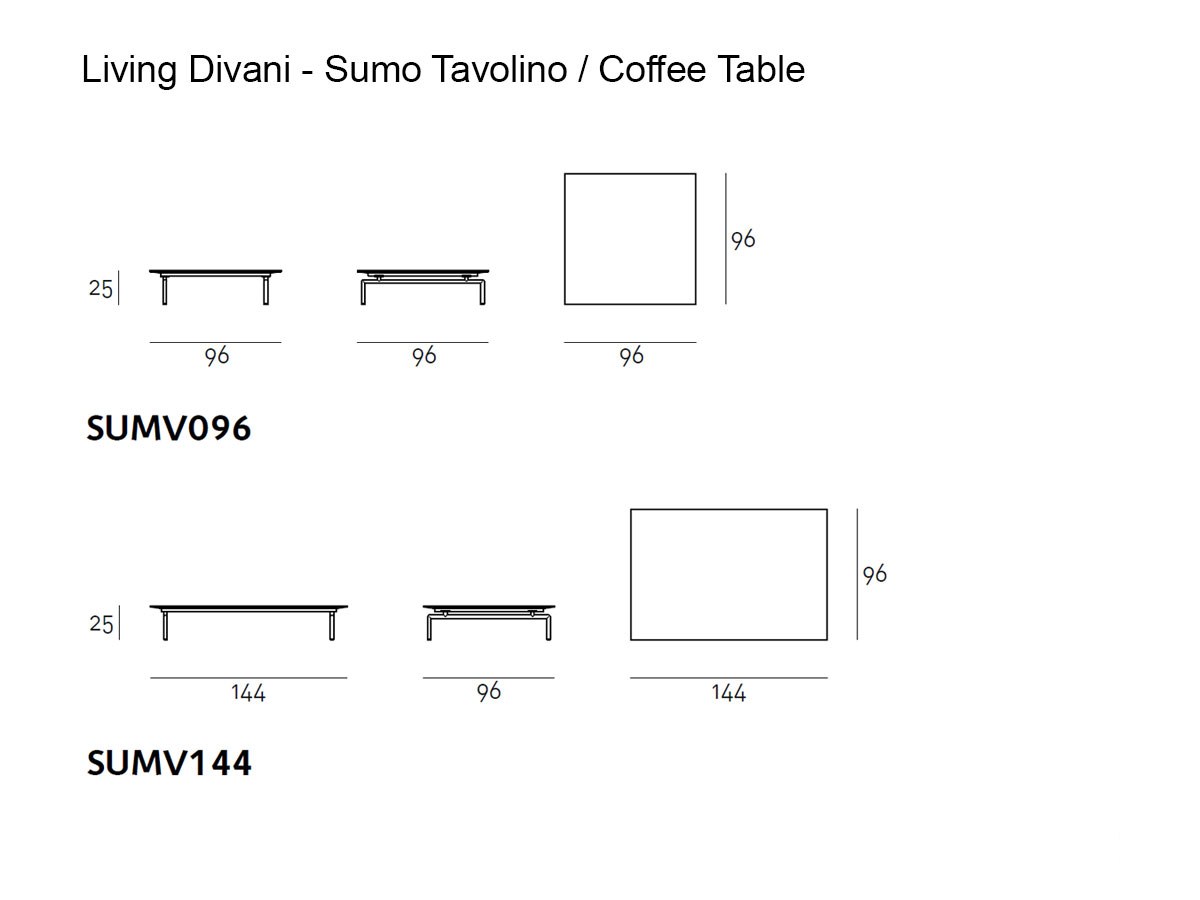 Living Divani Sumo Coffee Table