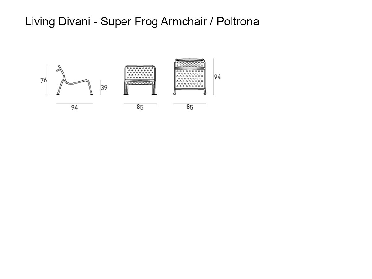 Living Divani Super Frog Armchair