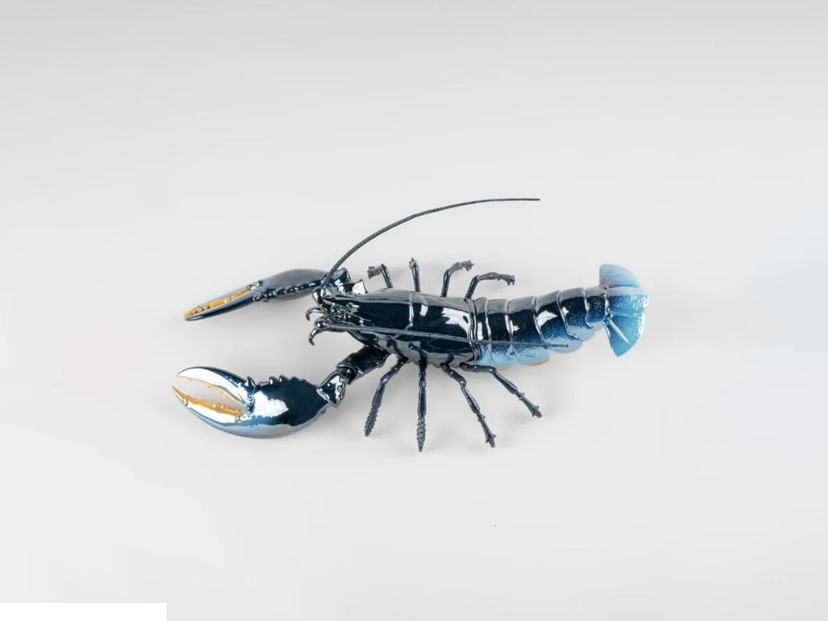 Lladró Lobster Blue Sculpture