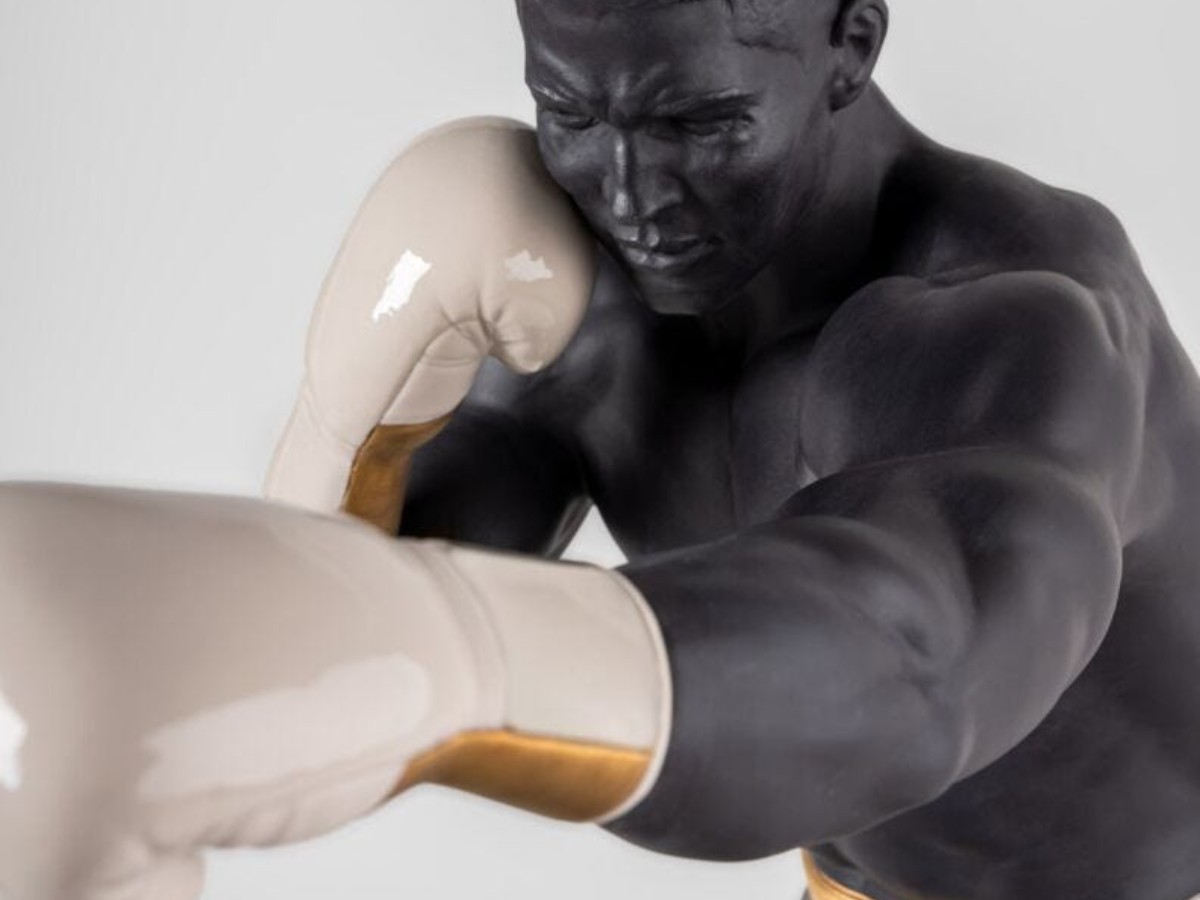 Lladró Boxer Sculpture