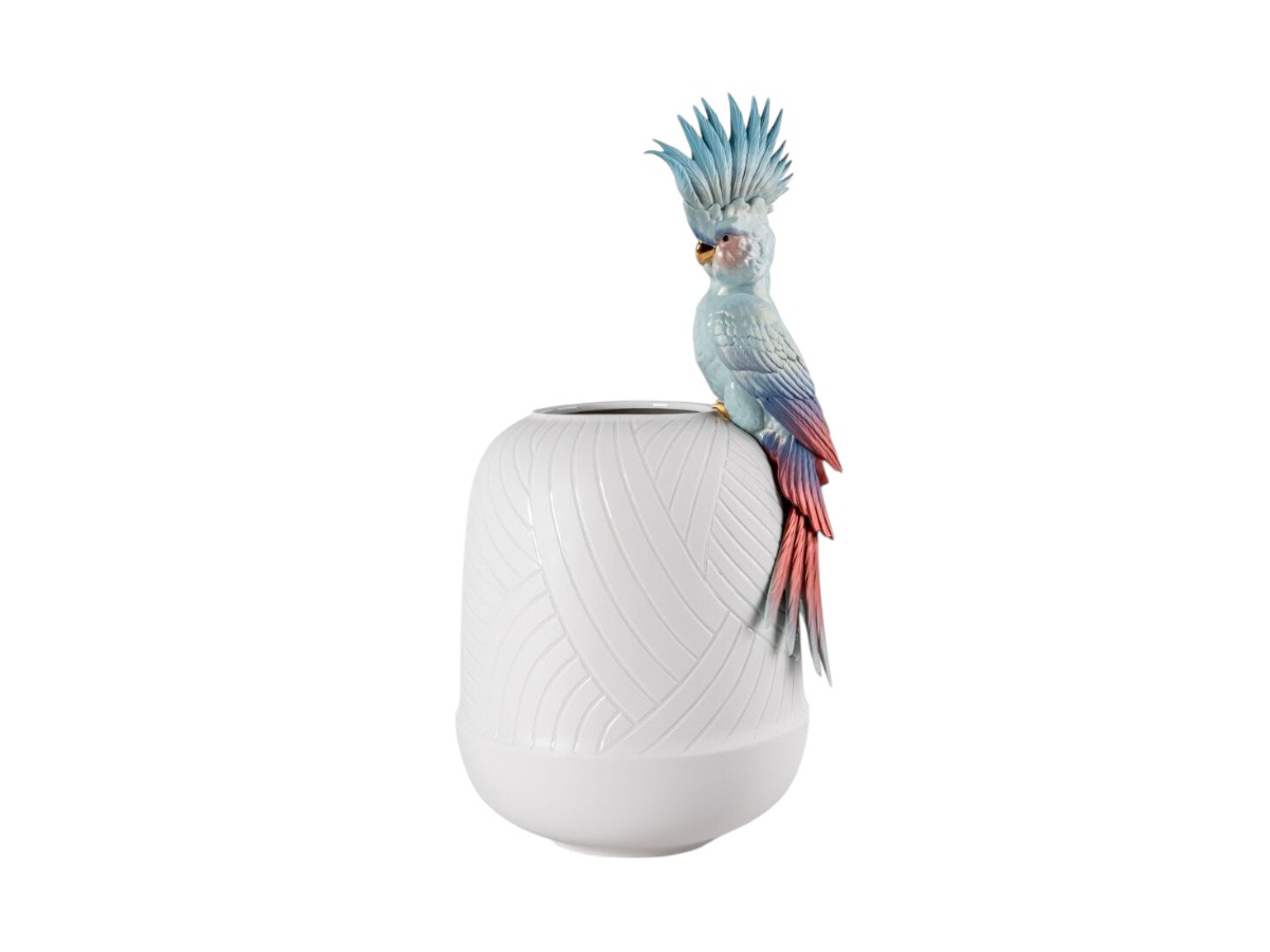 Lladró Cockatoo Vase