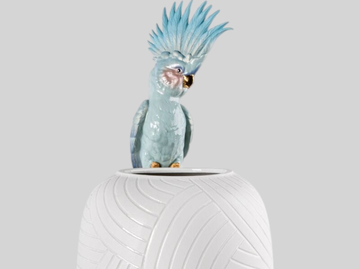 Lladró Cockatoo Vase