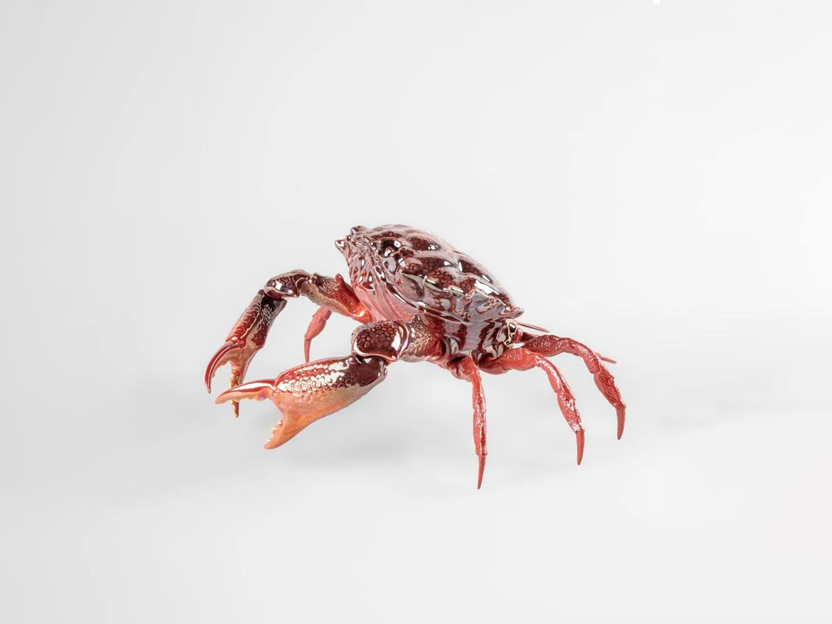 Lladró Crab Sculpture Red