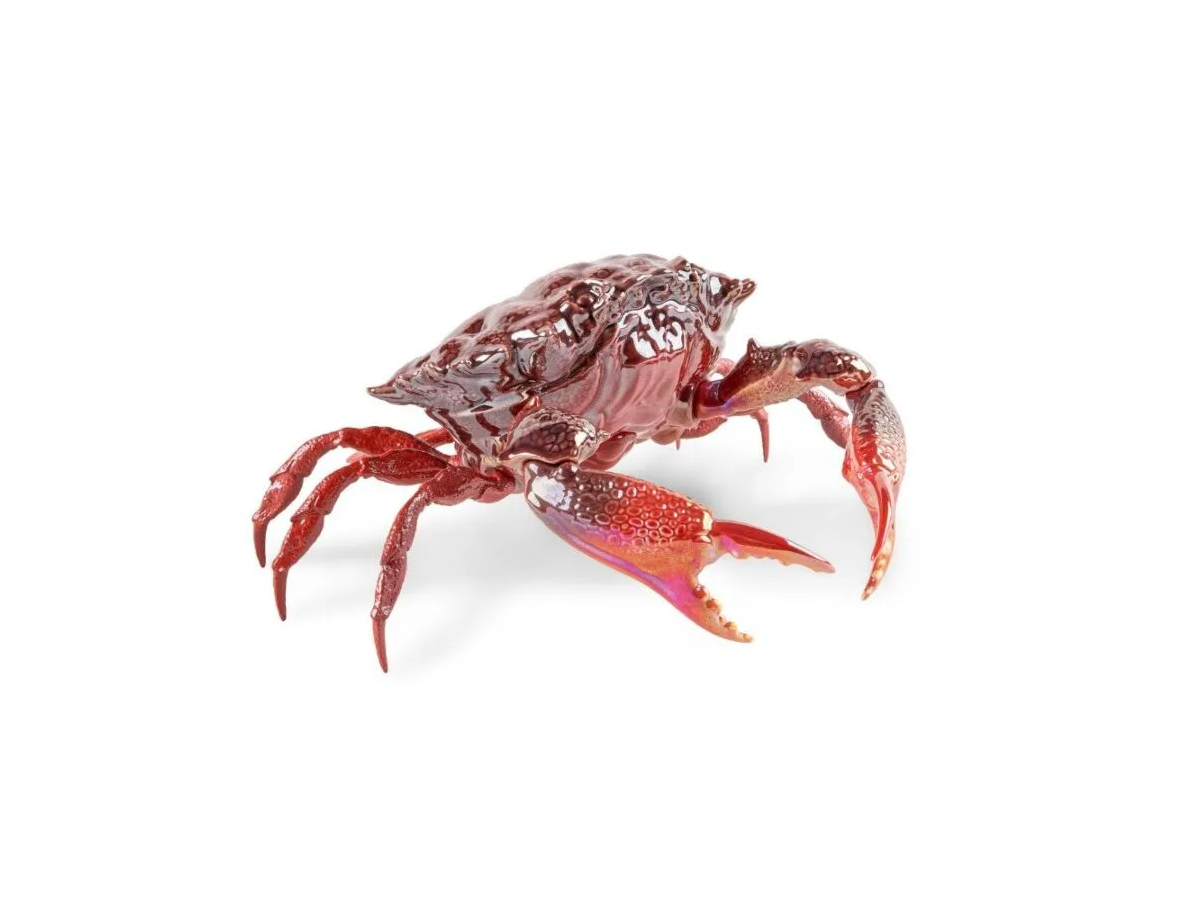 Lladró Crab Sculpture Red