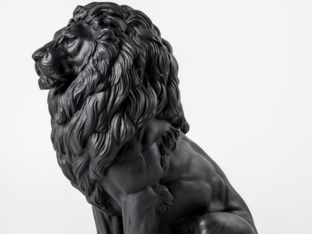 Lladró Majestic Lion Sculpture