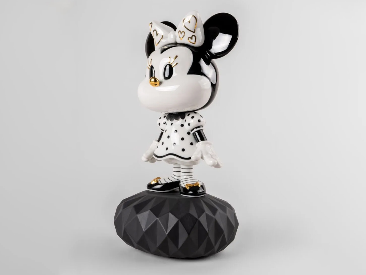 Lladró Minnie Black And White Sculpture