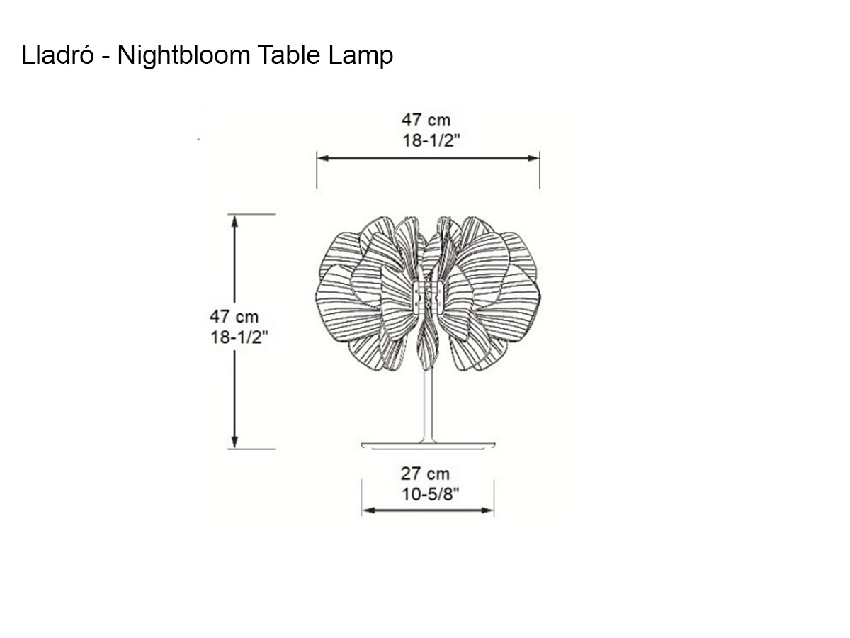 Lladró Nightbloom Table Lamp