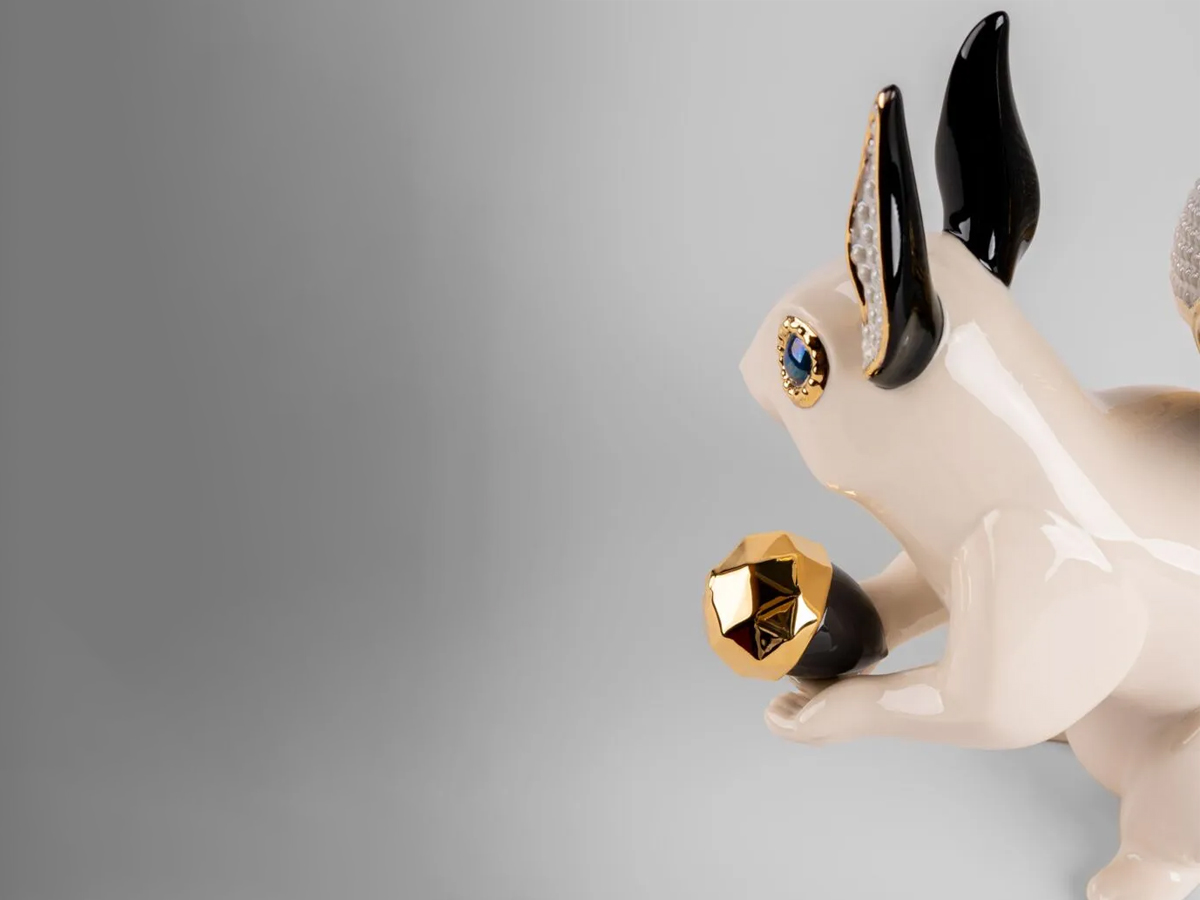 Lladró Squirrel Jewel Sculpture