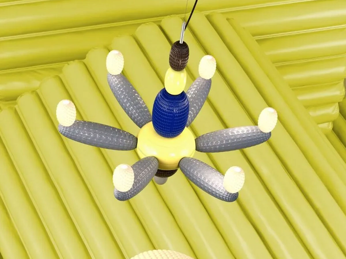 Lladró Soft Blow Suspension Lamp