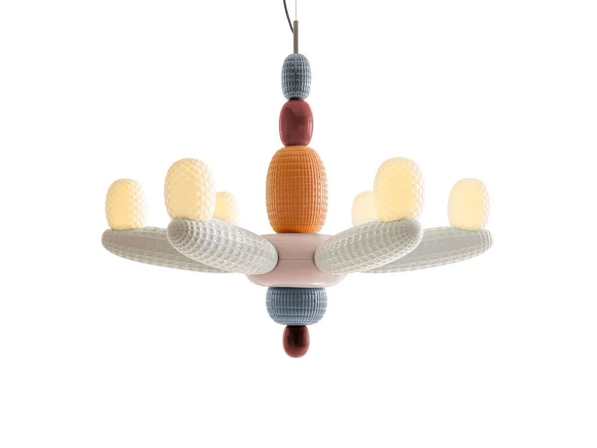 Lladró Soft Blow Suspension Lamp