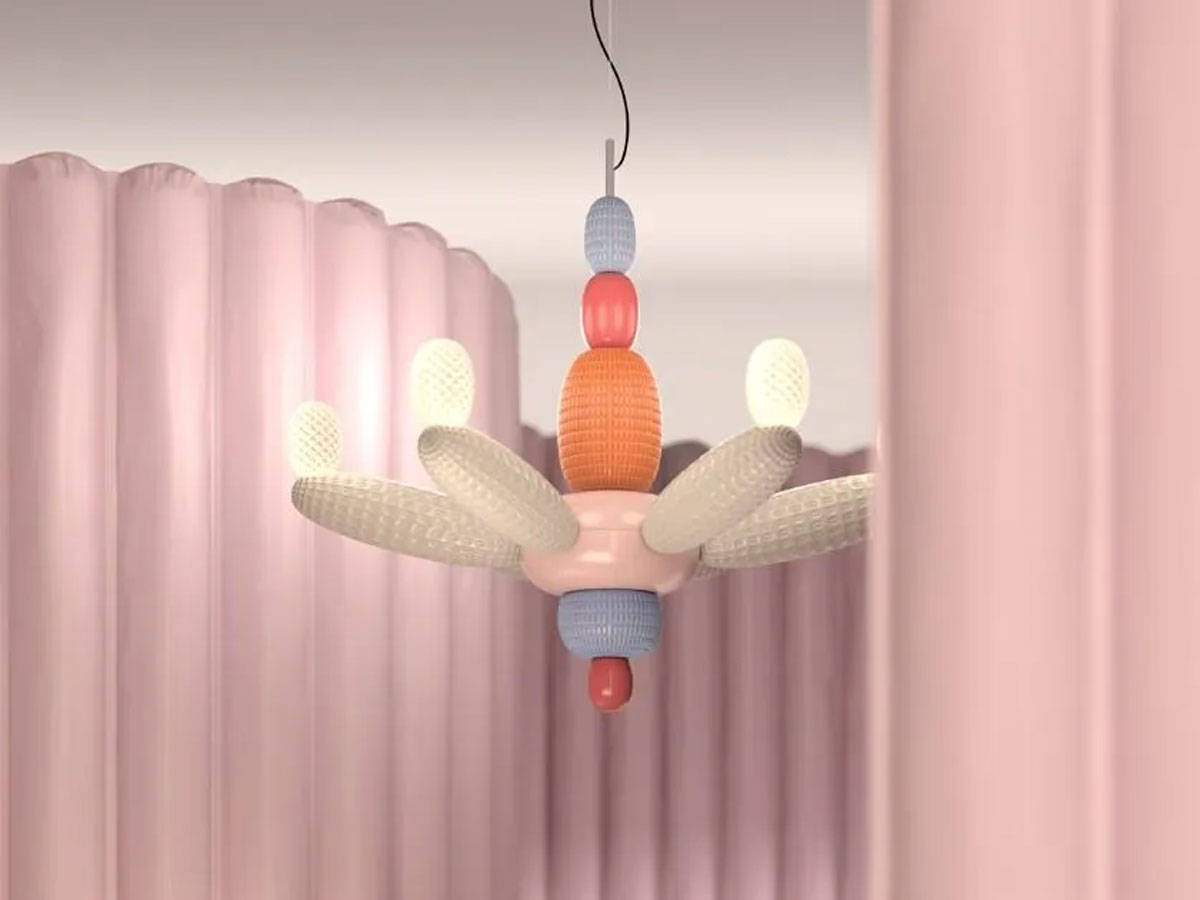 Lladró Soft Blow Suspension Lamp