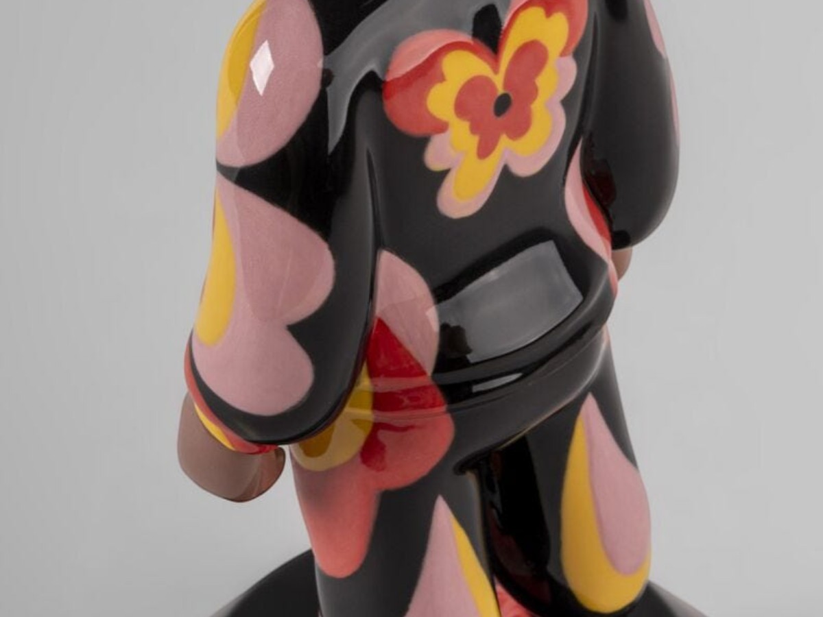 Lladró The Guest By Jade Purple Brown Figurine Little Numbered Series