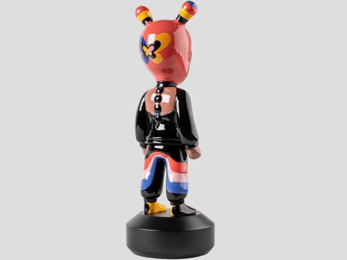 Lladró The Guest By Jade Purple Brown Figurine Big Limited Series