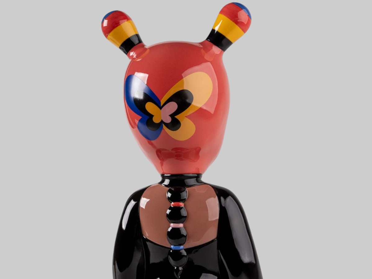 Lladró The Guest By Jade Purple Brown Figurine Big Limited Series