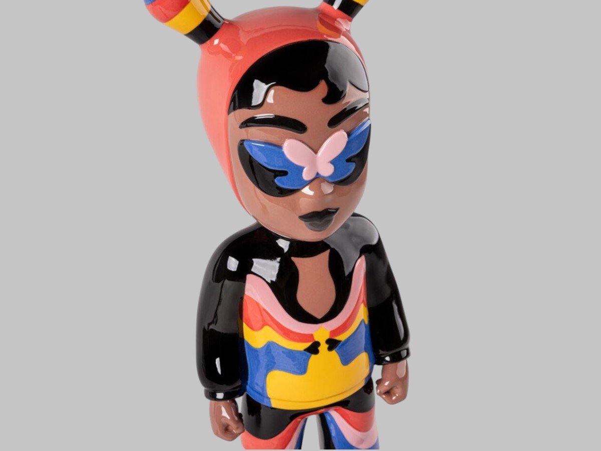 Lladró The Guest By Jade Purple Brown Figurine Big Limited Series