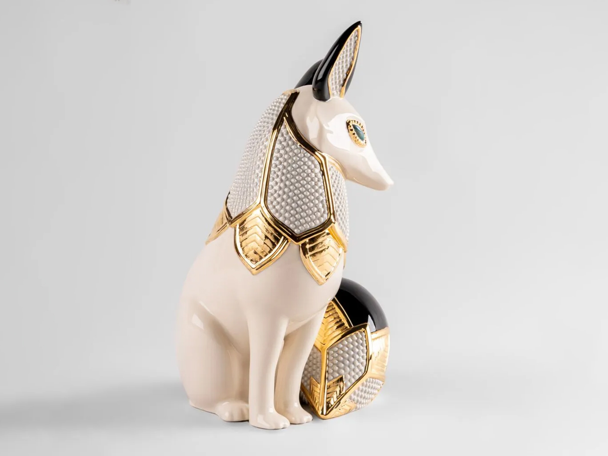 Lladró Fox Jewel Sculpture