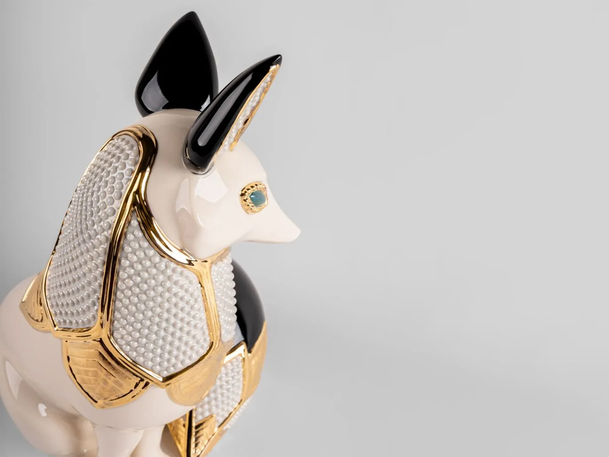 Lladró Fox Jewel Sculpture
