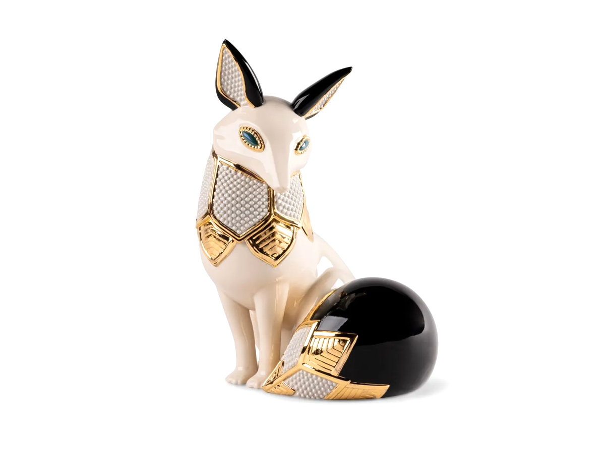 Lladró Fox Jewel Sculpture