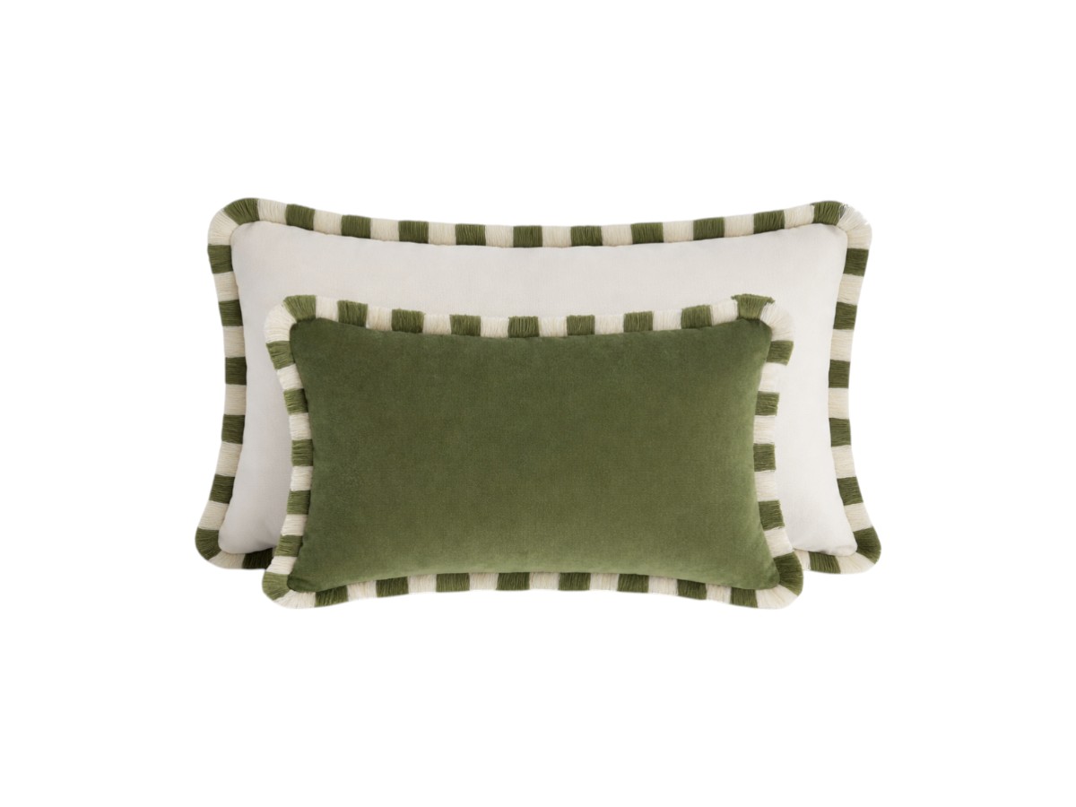 Подушка Lo Decor Bicolor Fringes Couple