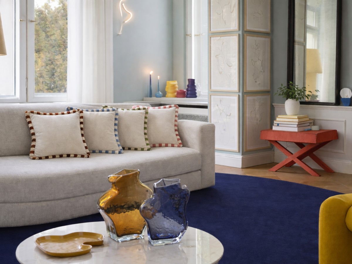 Подушка Lo Decor Bicolor Fringes Couple