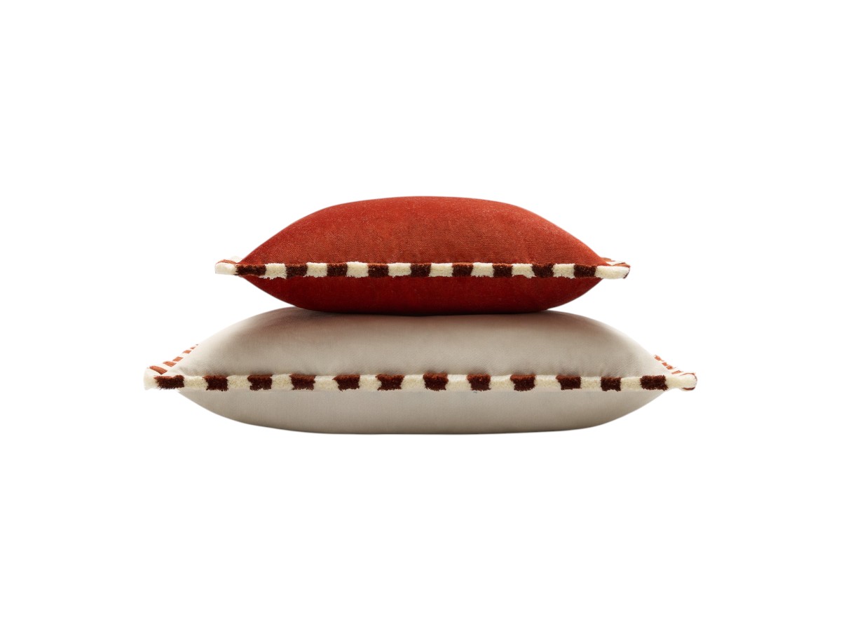 Подушка Lo Decor Bicolor Fringes Couple