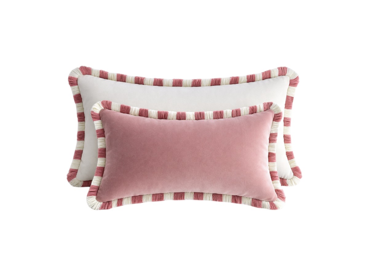 Подушка Lo Decor Bicolor Fringes Couple