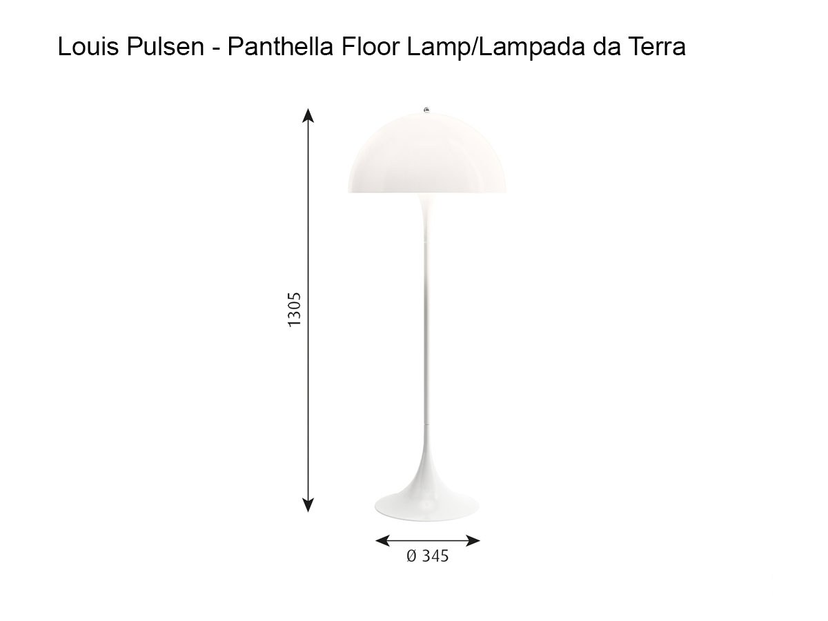 Louis Poulsen Panthella Floor Lamp