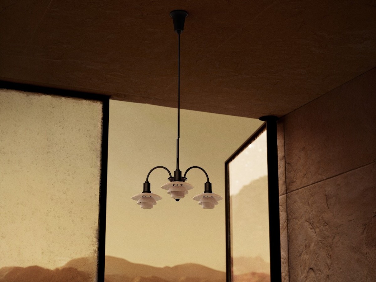 Louis Poulsen Ph 1 1 Chandelier 3 Suspension Lamp Edition Del Centenario